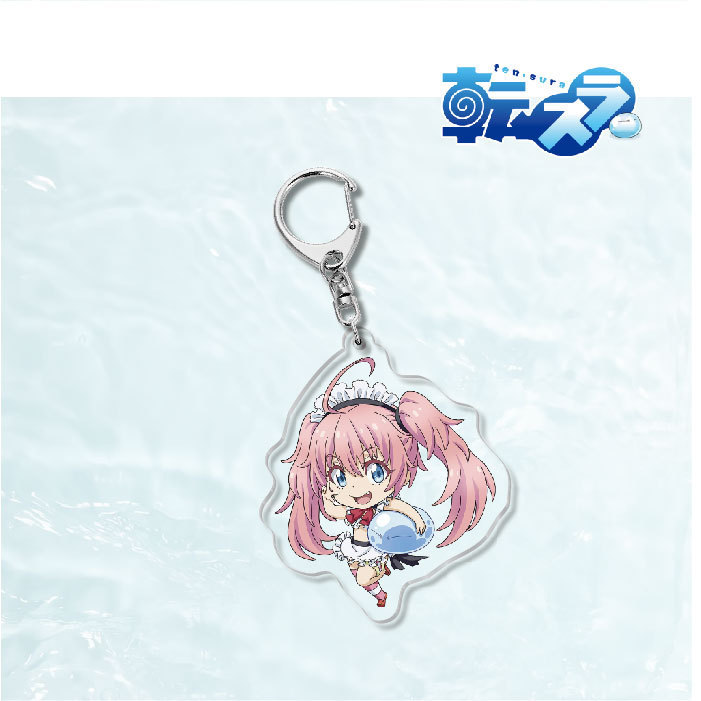 關於我轉生成爲史萊姆那件事萌王利姆露朱菜紫苑靜米莉姆鑰匙扣掛飾【單買三件起送】