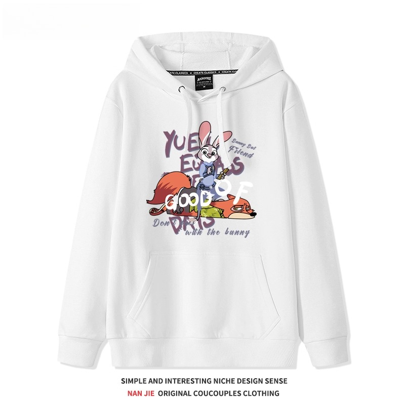 瘋狂動物城 聯名衛衣2025秋冬新款 親子情侶裝連帽衛衣