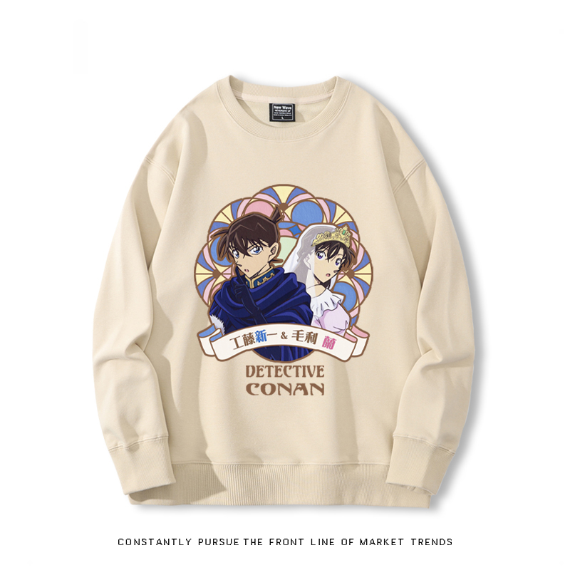 名偵探柯南 聯名2024親子情侶裝 圓領長袖