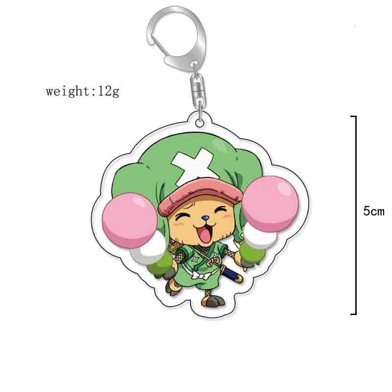 航海王草帽路飛索隆喬巴羅賓亞力克鑰匙扣掛飾【單買三件起送】