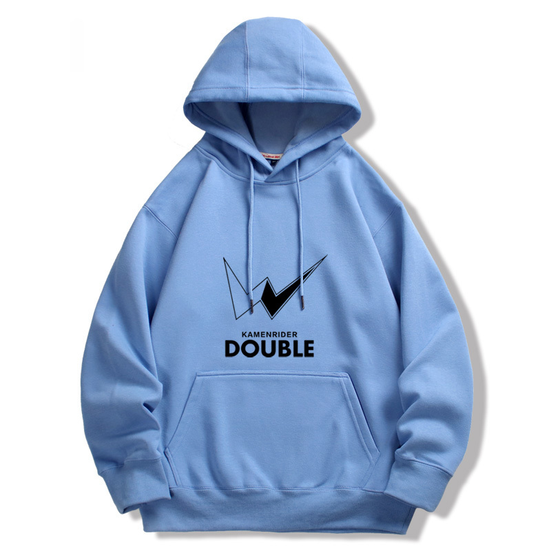 假面騎士 衛衣2024秋冬新款親子情侶裝薄絨款連帽衛衣