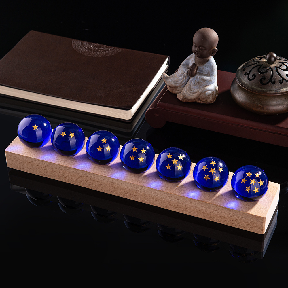 七龍珠 神龍龍珠水晶球 LED創意桌面擺件