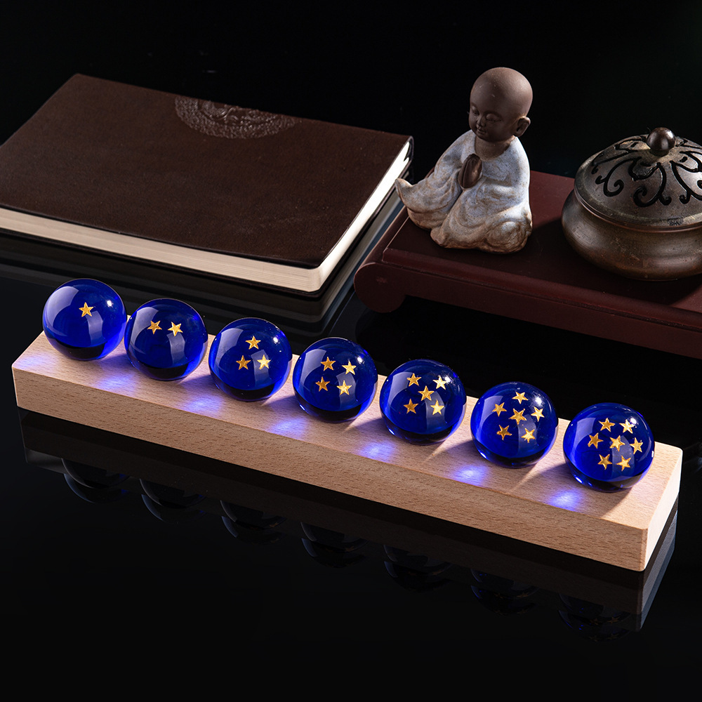 七龍珠 神龍龍珠水晶球 LED創意桌面擺件