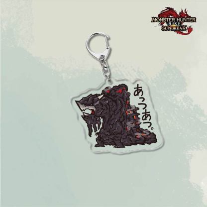 Monster Hunter Rise怪物獵人崛起滅盡龍雪鬼獸冰狼亞力克鑰匙扣掛飾【單買三件起送】