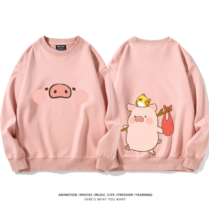 LuLu豬 聯名2024親子情侶裝 圓領長袖