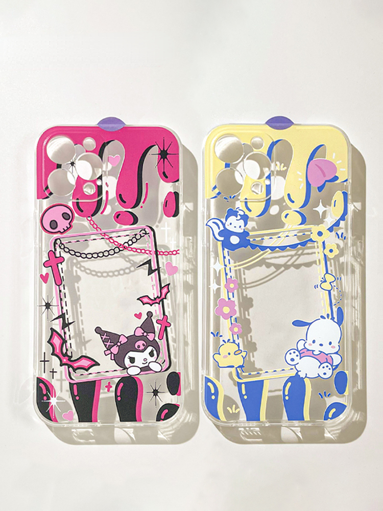 蘋果 系列三麗鷗天使眼透明防摔軟殼