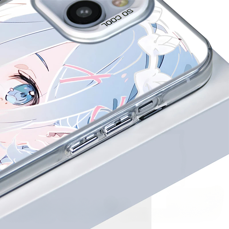 Re:Zero 彩銀線條漸變防摔手機殼