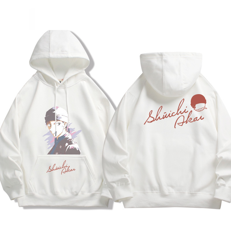 名偵探柯南 2024秋冬新款親子情侶裝薄絨款連帽衛衣