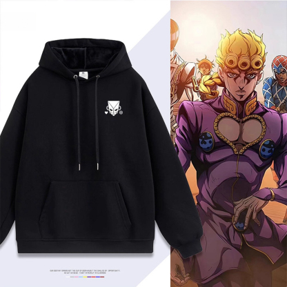 jojo的奇妙冒險 聯名衛衣2025秋冬新款 親子情侶裝連帽衛衣