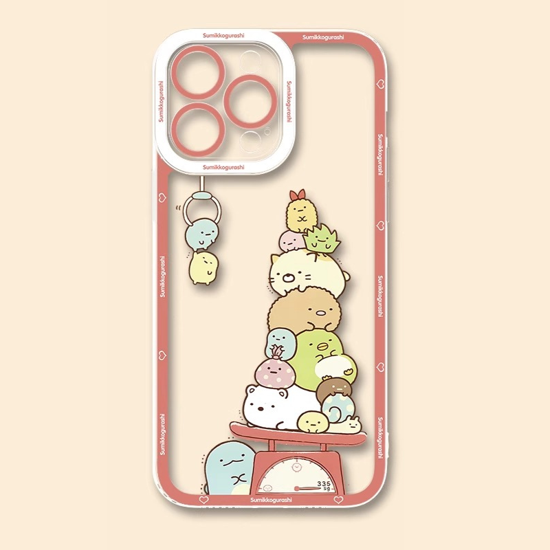 角落生物天使眼透明防摔軟殼