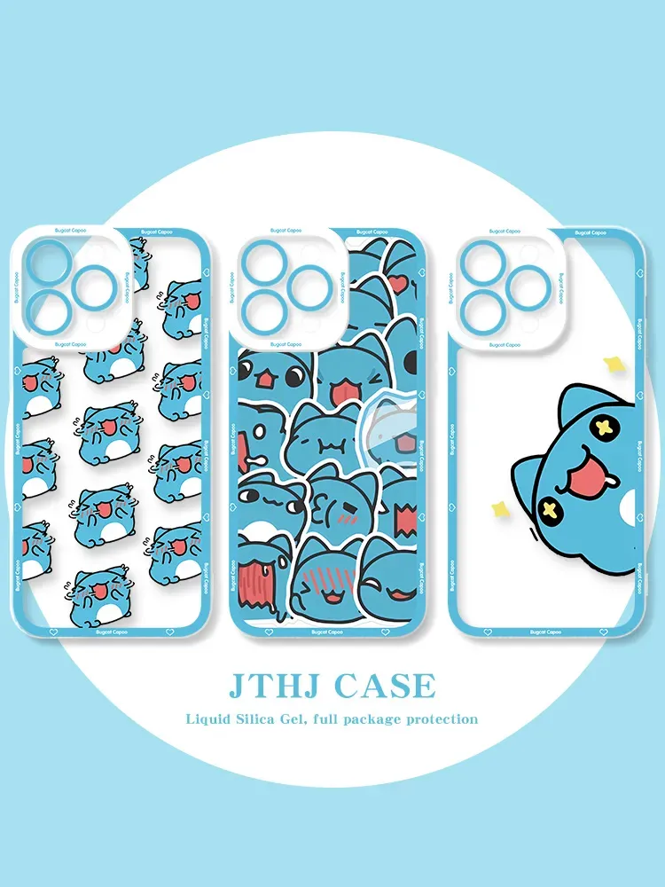 貓貓蟲咖波天使眼透明防摔軟殼