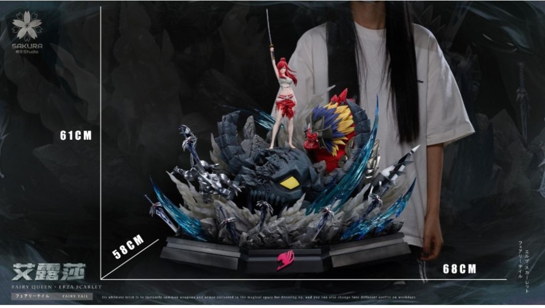 【預購】櫻花 studio 妖精的尾巴第二彈 艾露莎Erza Scarlet