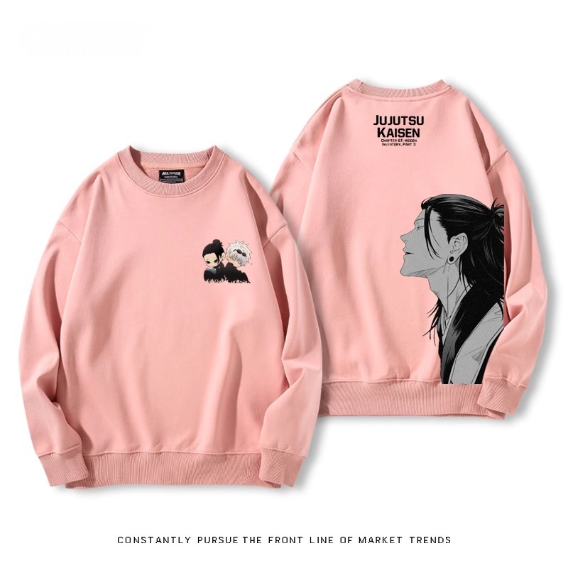 【預售2.25號發貨】鏈鋸人聯名衛衣2024秋冬新款親子情侶裝薄絨款連帽衛衣