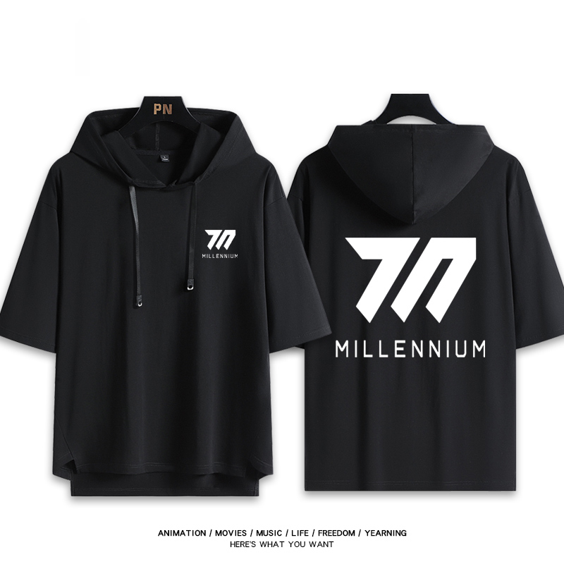 蔚藍檔案 鬼方佳代子 連帽短袖T恤