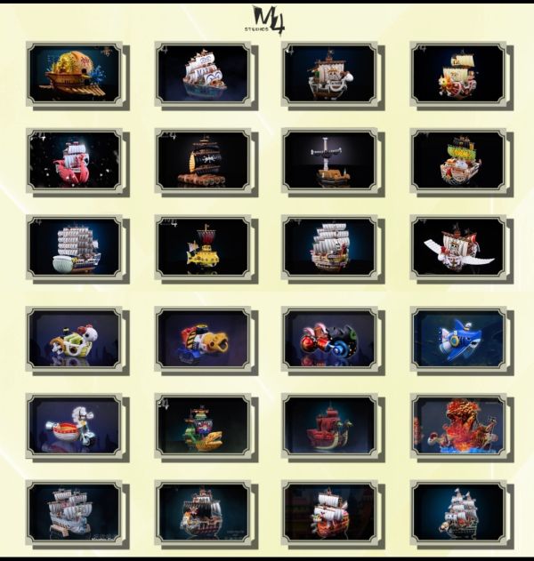 【預購】M4 全員船-系列第二十四彈 卡普海軍船 卡普軍艦