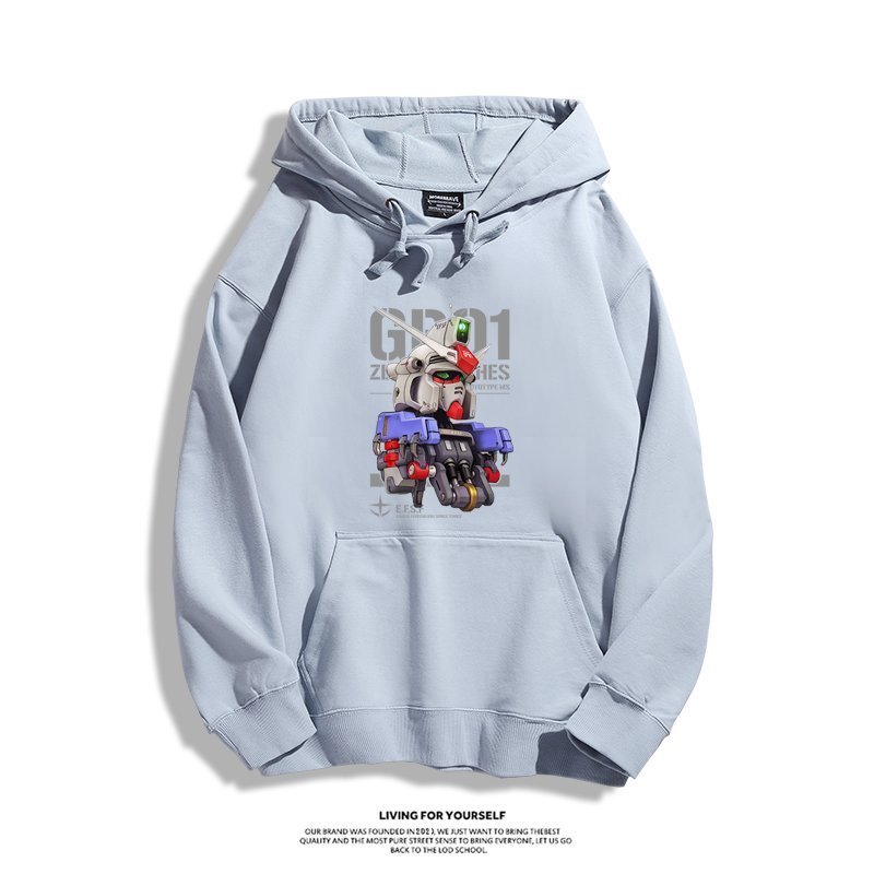 機動戰士高達 聯名衛衣2024秋冬新款親子情侶裝薄絨款連帽衛衣