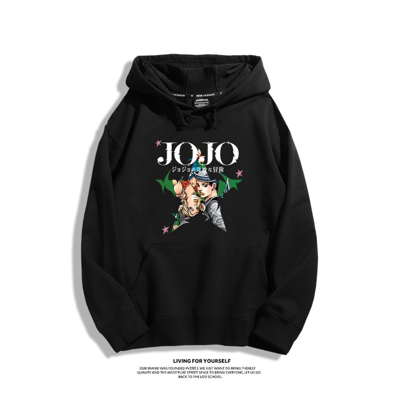 JOJO的奇妙冒險 聯名衛衣2025秋冬新款親子情侶裝連帽衛衣