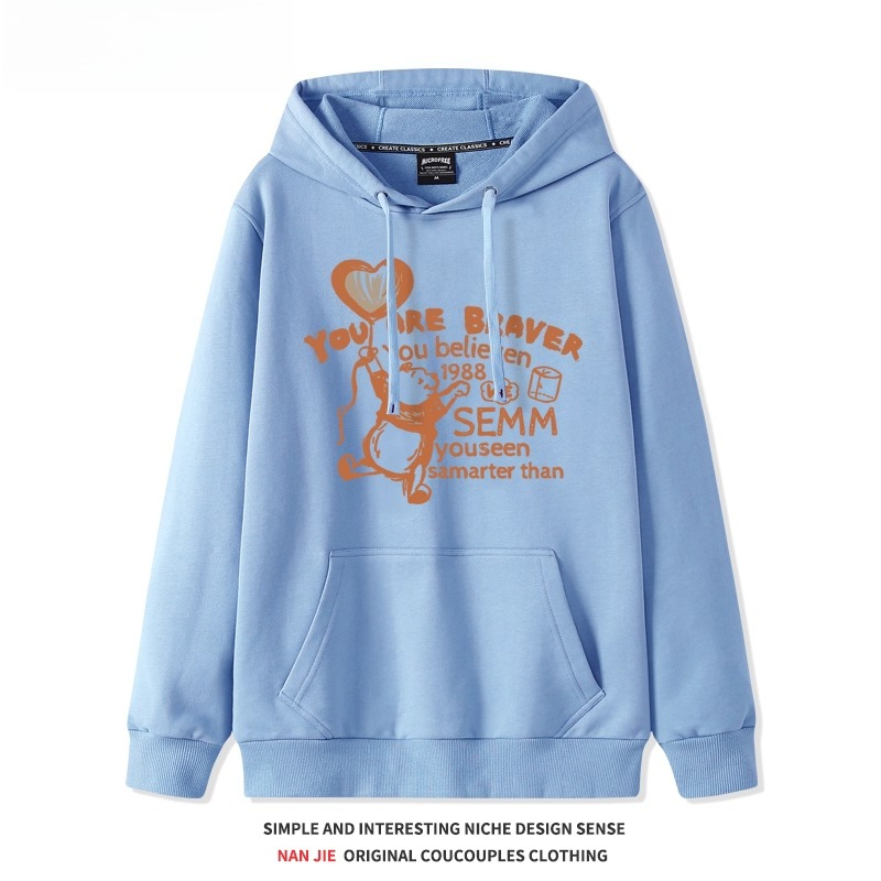 小熊維尼 聯名衛衣2025秋冬新款親子情侶裝連帽衛衣