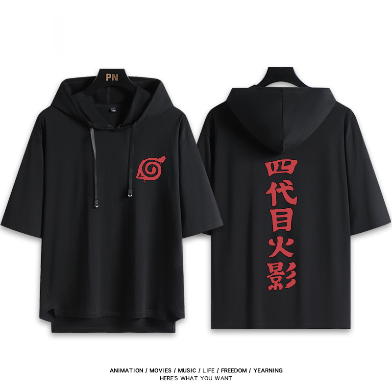 火影忍者 連帽短袖T恤