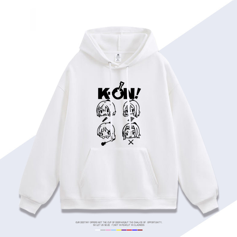 輕音少女K-ON 聯名衛衣2025秋冬新款 親子情侶裝連帽衛衣