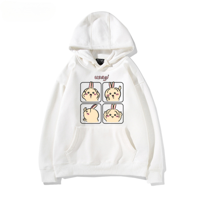 chiikawa 2024秋冬新款親子情侶裝薄絨款連帽衛衣