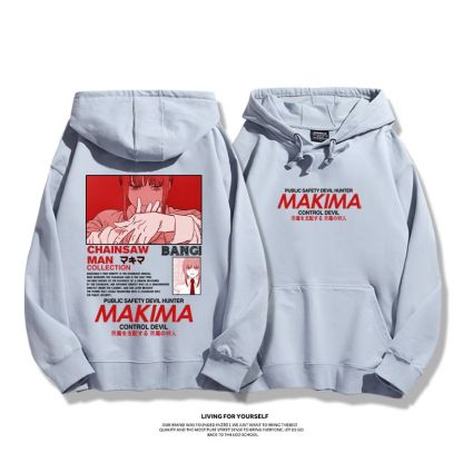鏈鋸人新款 親子情侶男女款連帽衛衣
