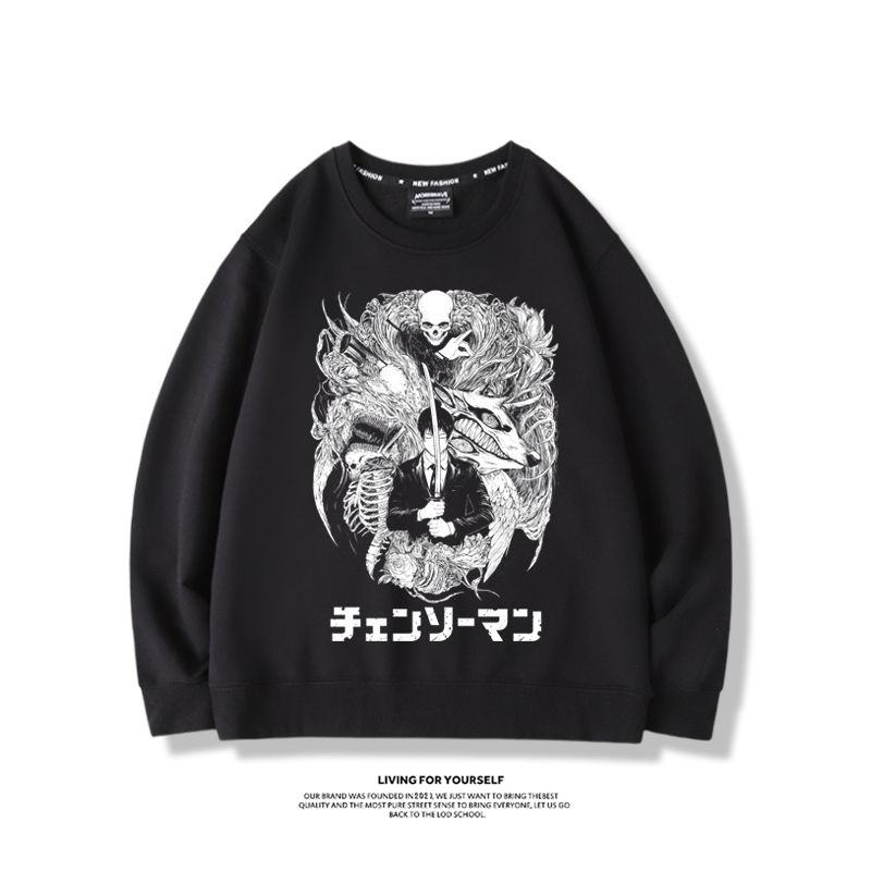 鏈鋸人早川秋2023親子情侶裝 圓領長袖