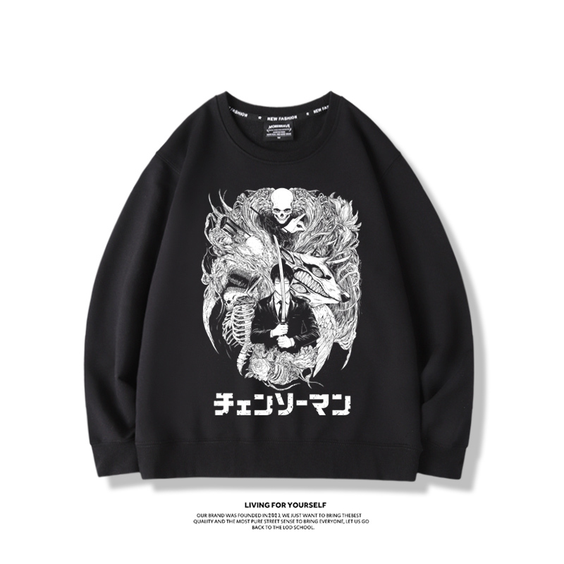 鏈鋸人早川秋2023親子情侶裝 圓領長袖