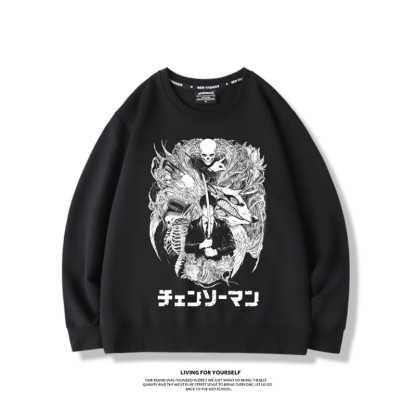 鏈鋸人早川秋2023親子情侶裝 圓領長袖