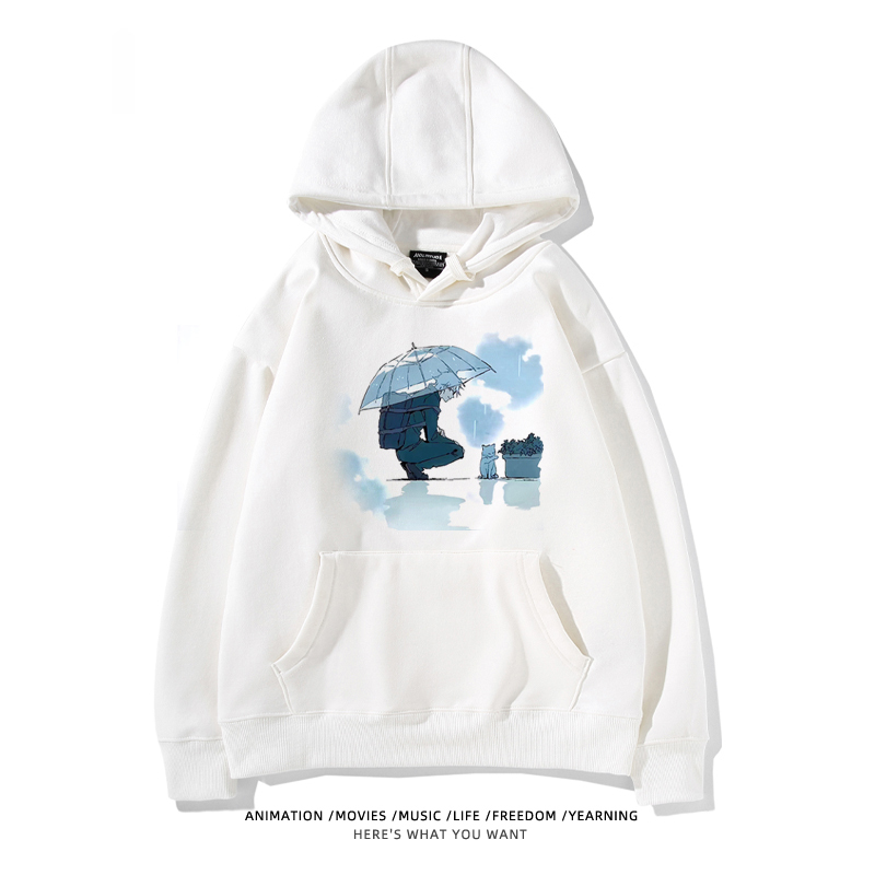 咒術迴戰聯名衛衣2024秋冬新款親子情侶裝薄絨款連帽衛衣