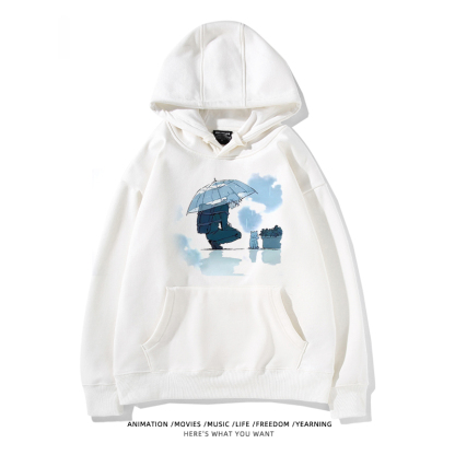 咒術迴戰聯名衛衣2024秋冬新款親子情侶裝薄絨款連帽衛衣