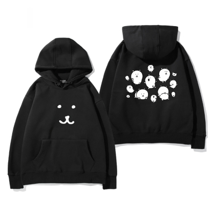 自嘲熊 聯名衛衣2025秋冬新款 親子情侶裝連帽衛衣