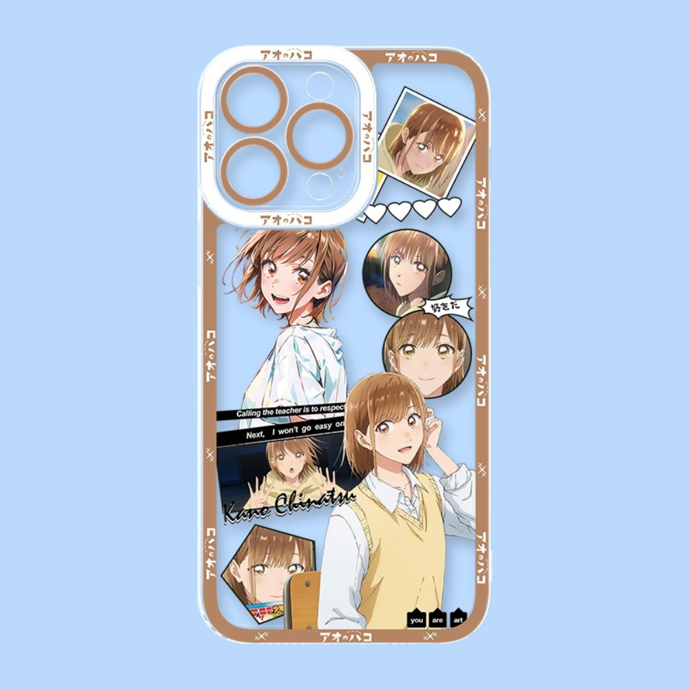 藍箱天使眼透明防摔軟殼