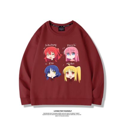 孤獨搖滾2023親子情侶裝 圓領長袖