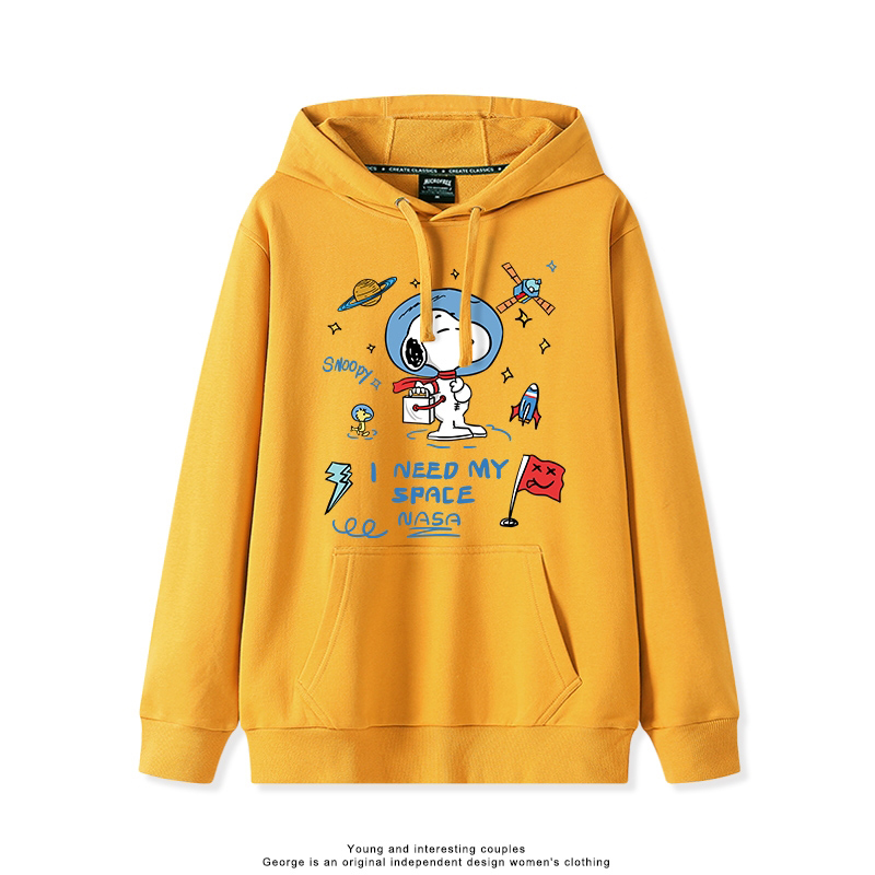 史努比 聯名衛衣2025秋冬新款親子情侶裝連帽衛衣