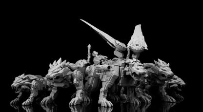 【預購】正版授權 重燃 萬獸王 百獸王合金成品模型