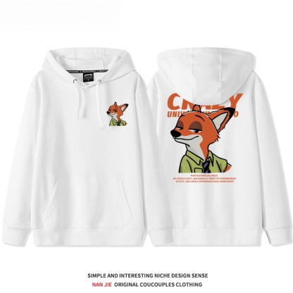 瘋狂動物城 聯名衛衣2025秋冬新款親子情侶裝連帽衛衣