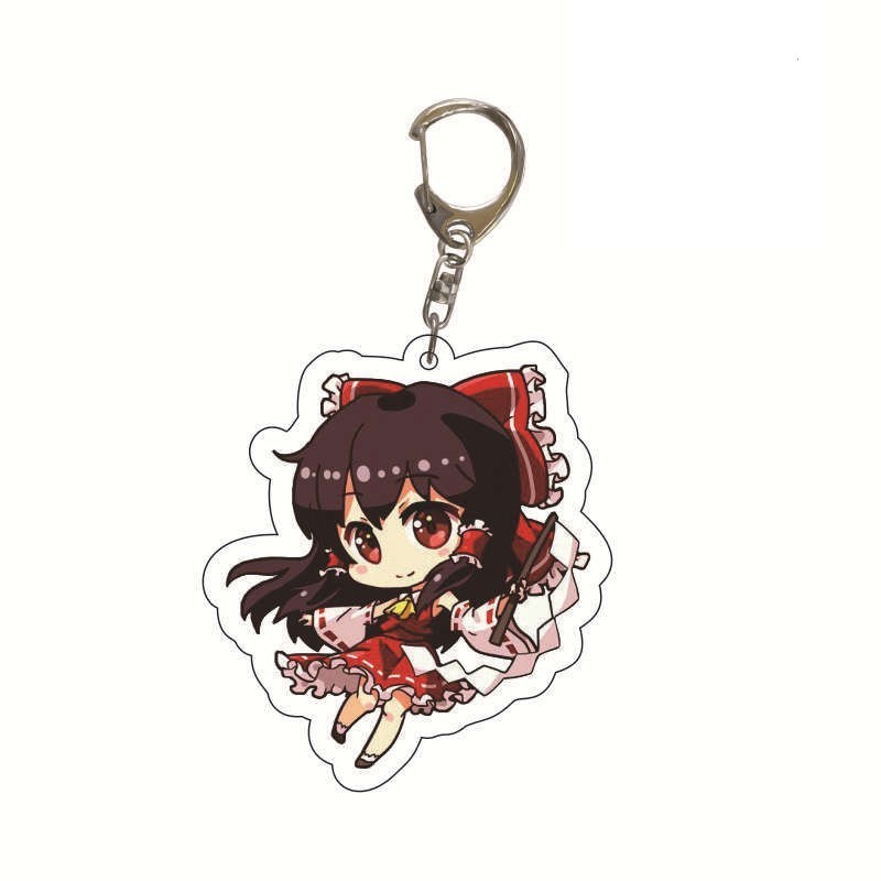 東方Project博麗靈夢神玉霧雨魔理八雲紫沙亞克力鑰匙扣周邊掛飾【單買三件起送】