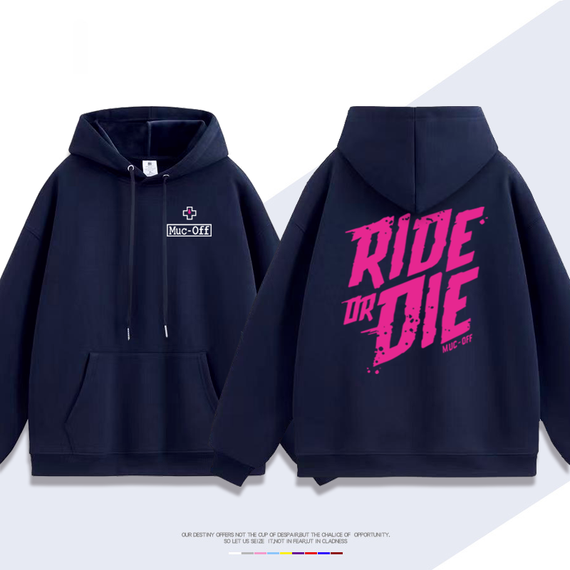 PMuc-Off土坡ride or die速降騎行服 衛衣2025秋冬新款親子情侶裝連帽衛衣