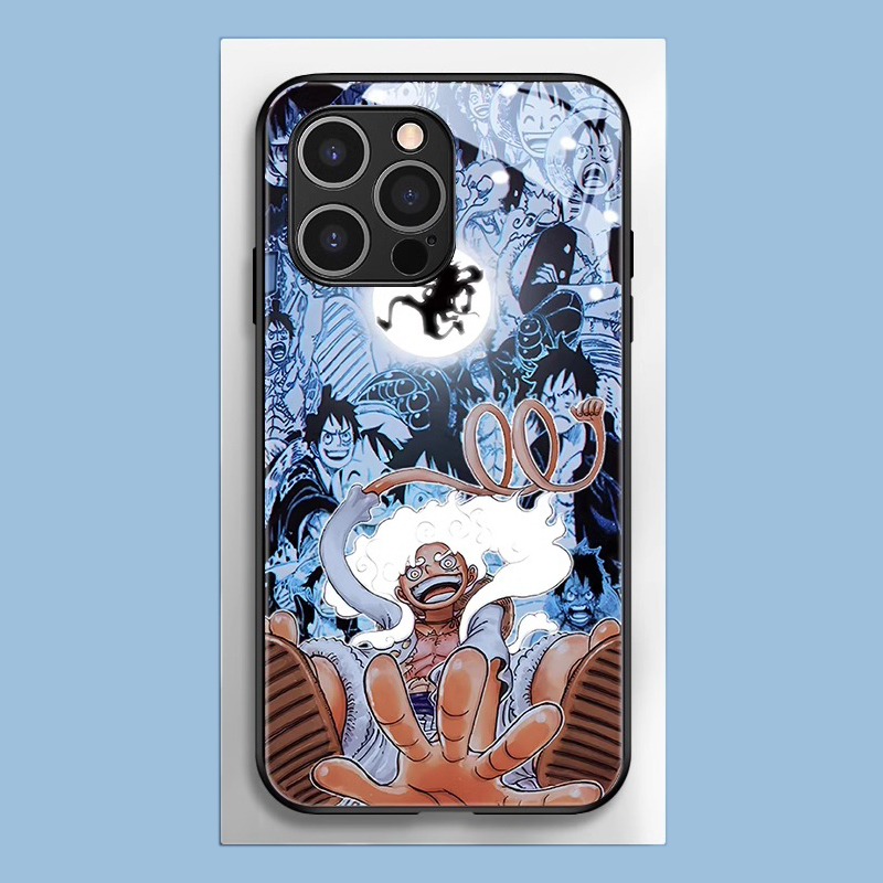 海賊王新款高清全包防摔玻璃殼