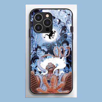 海賊王新款高清全包防摔玻璃殼