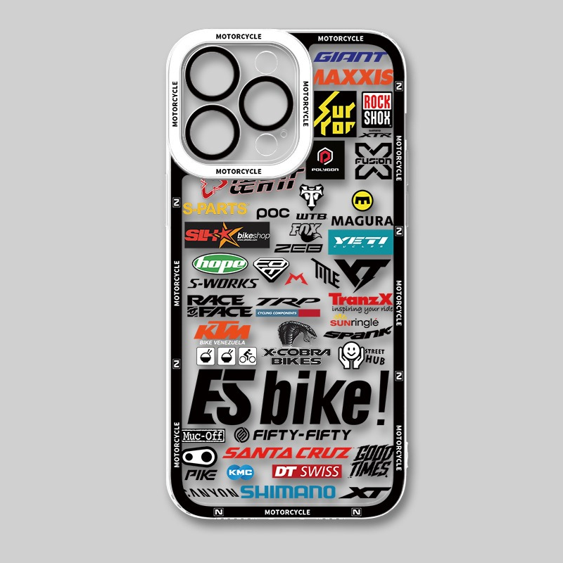 復古機車天使眼透明防摔軟殼