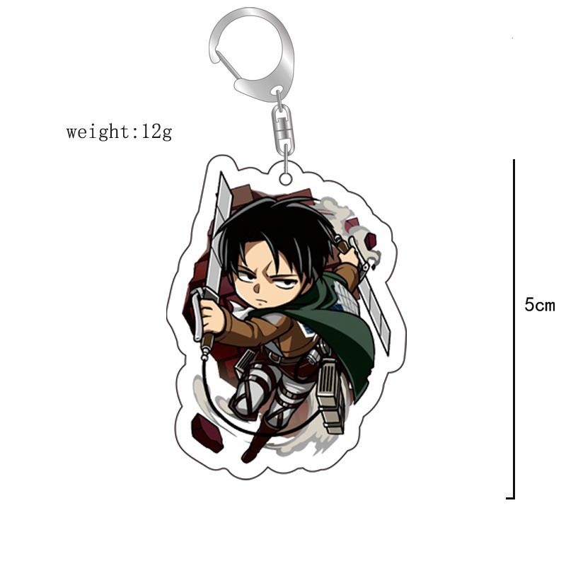 進擊的巨人調查兵團艾倫三笠阿明埃爾文利威爾韓吉萊納鑰匙扣掛飾【單買三件起送】