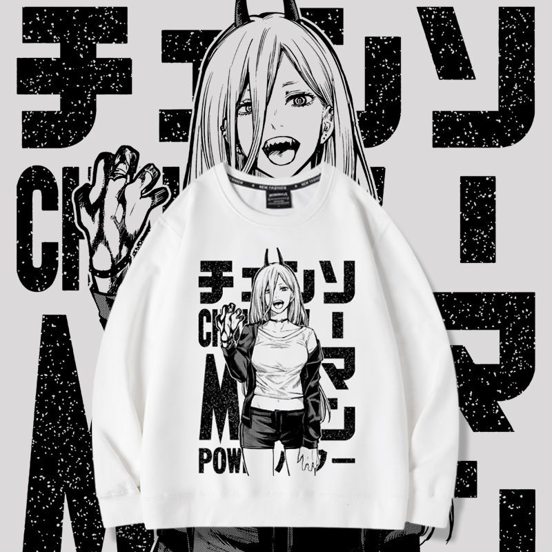 鏈鋸人帕瓦2023親子情侶裝 圓領長袖