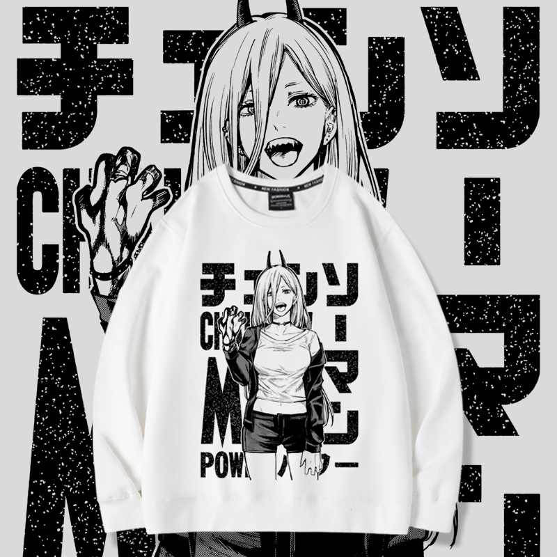 鏈鋸人帕瓦2023親子情侶裝 圓領長袖