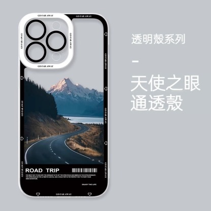 風景 天使眼透明防摔軟殼