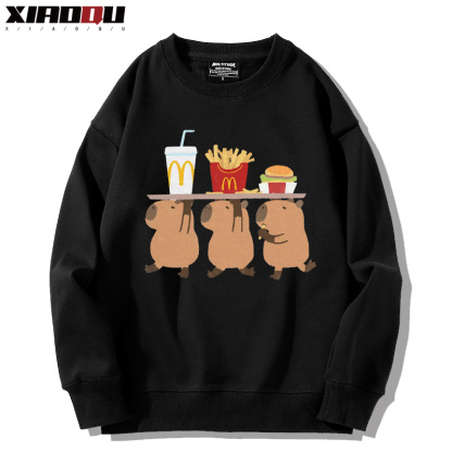 卡皮巴拉 2024親子情侶裝 圓領長袖