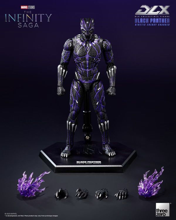 【預購】雲正版授權 Threezero 17.2cm 漫威 The Infinity Saga DLX 黑豹 動能充值
