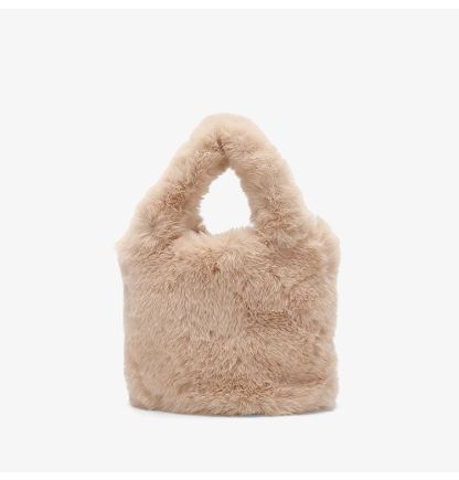 STARRY&DREAM正品毛毛秋冬包女2024新款手提單肩時尚毛絨水桶包