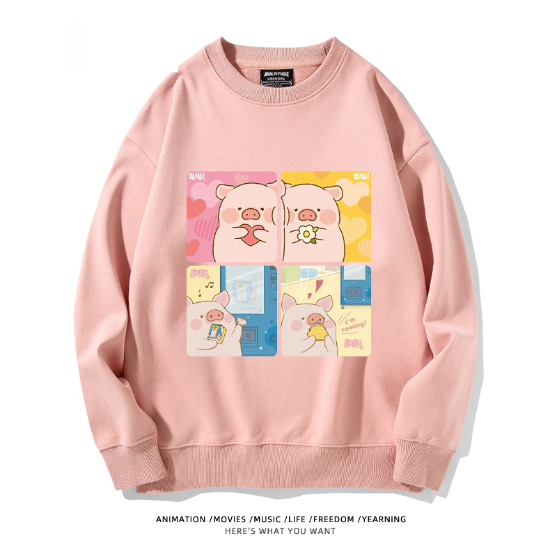 LuLu豬 聯名2024親子情侶裝 圓領長袖